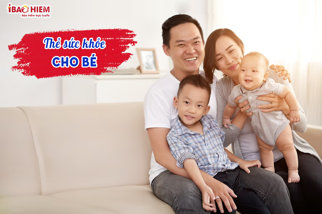 Thẻ bảo hiểm sức khỏe cho bé 