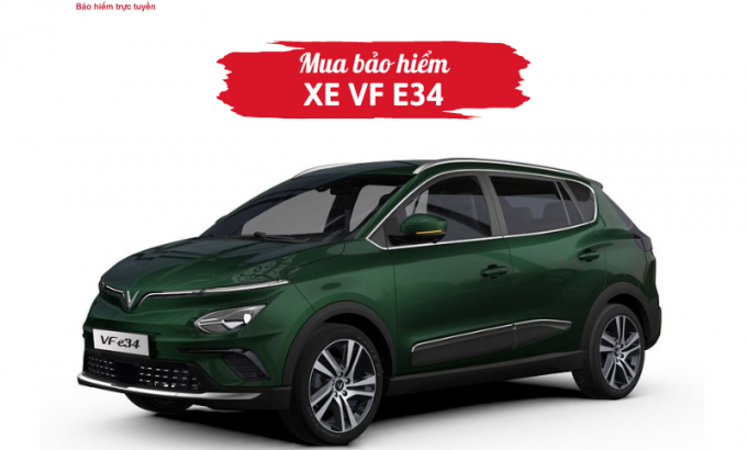 Mua bảo hiểm xe VF e34