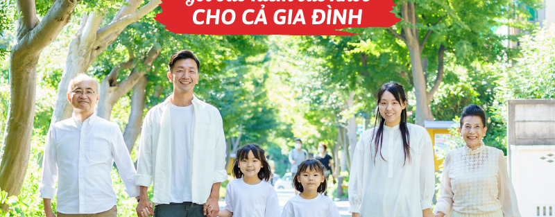 Gói bảo hiểm sức khỏe cho cả gia đình